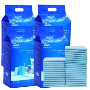 Disposable Baby Changing Mats Pack Of 120 Blue-(60×90)
